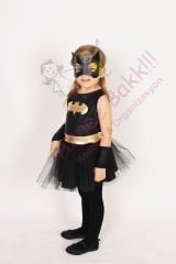Mini Batgirl Kostüm Seti, Kız Çocuklarına Özel Batgirl Kostümü, Hızlı Kargo