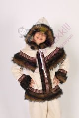 Eskimo Çocuk Kostümü, Eskimo Temalı Erkek Çocuk Kıyafeti, Hızlı Kargo