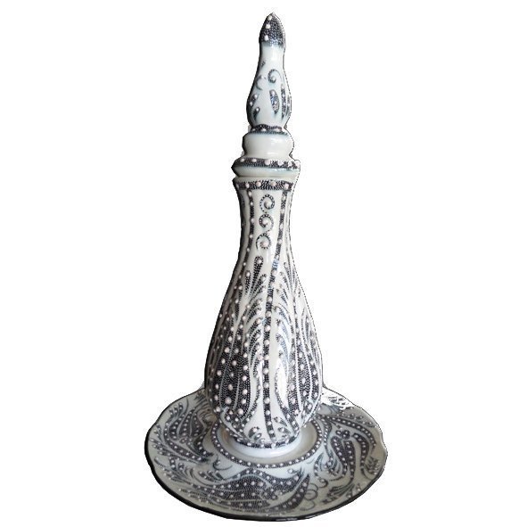 Oğuz Çini 40cm Çini Çeşmi Bülbül