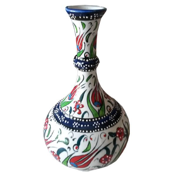 Oğuz Çini 20cm samur çini vazo