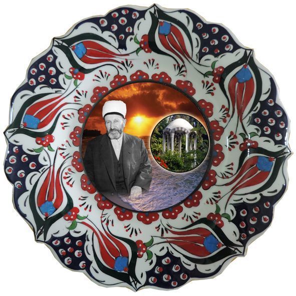 Oğuz Çini Süleyman Efendi h.z resimli Çini