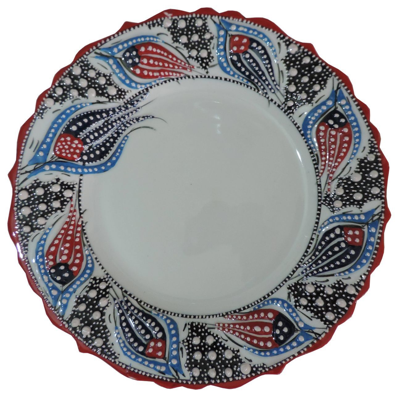 Oğuz Çini LALE 30 CM KALİGRAFİ TABAĞI