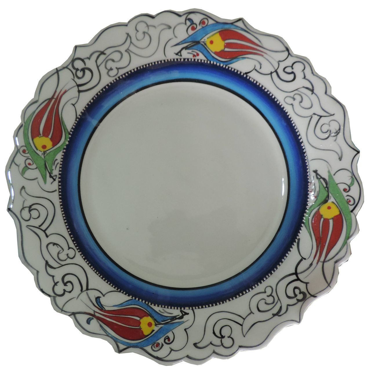 Oğuz Çini 30 CM KALİGRAFİ TABAĞI