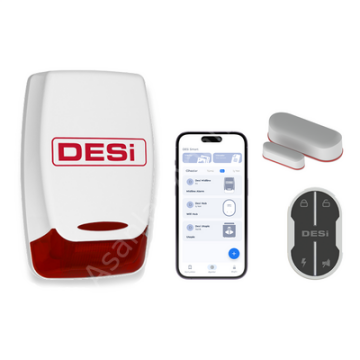 Desi Midline Smart Akıllı Alarm Sistemi (Wifi-Bluetooth-Uygulama ile Kullanım)