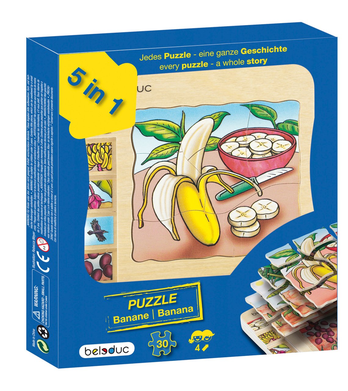 Kat Kat Muz Ahşap Puzzle