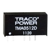 TracoPower TMA 0512D - CONVERTER, DC/DC, 1W, +/-12V/0.04A