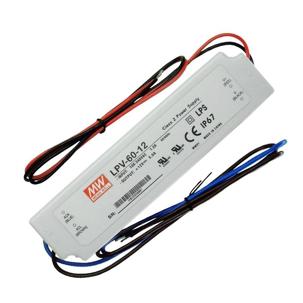 LPV-60-12 60W 12V/5,00A Sabit Voltaj Led Sürücü