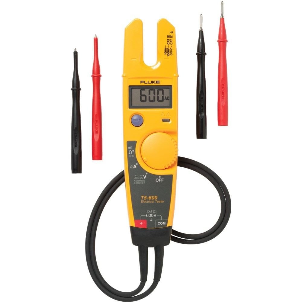 Fluke T5-600 Multimetre & Akım Test Cihazı AC-DC 600V