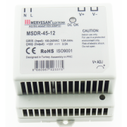 MSDR-45-12 45W 12Vdc/3.75A Ray Montaj Adaptörler