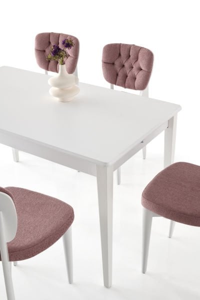 Vario Mutfak Cafe Masası Perla Metal Sandalye Takımı