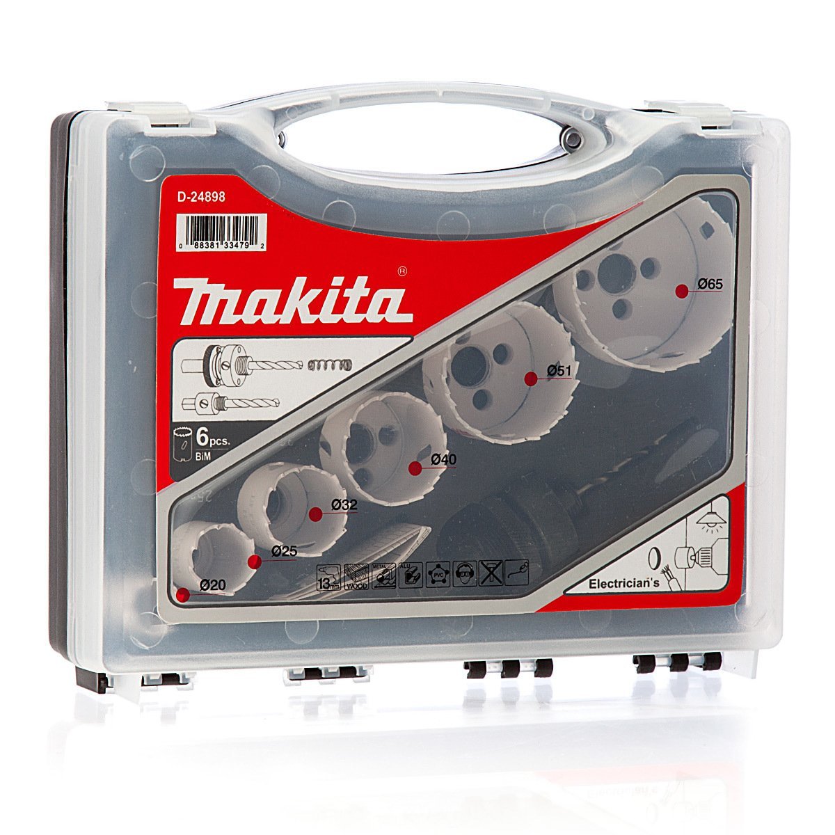 Makita D-24898 Elektrikçi Bi Metal Delik Testere Panç Seti