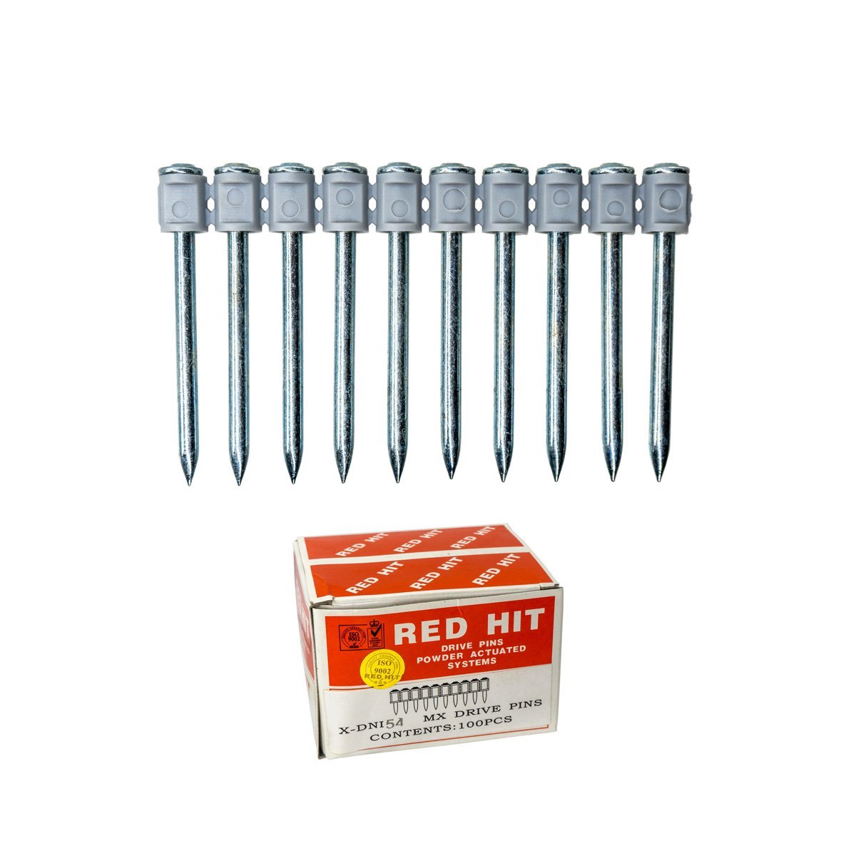 RED HIT MX 54 Magazin Tipi Çelik Çivi (3.7x54mm) - 100 lü Kutu