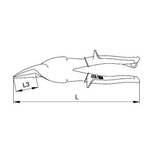 Ceta Form J04-250L Mafsallı Sac Makası (Sol Kesim)