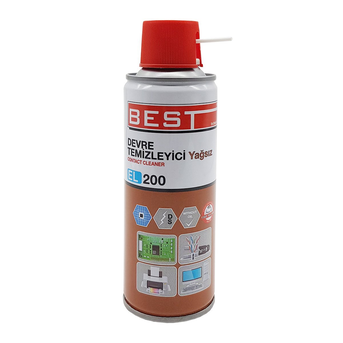 Best EL200 Contact Cleaner Devre Temizleyici Yağsız 200 ml