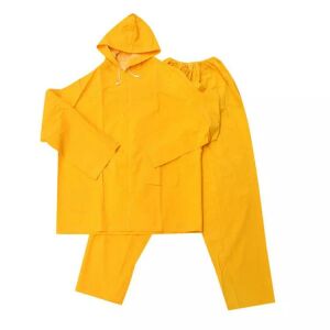 Sarı Takım Yağmurluk 0.32 mm Astarlı (PVC/Polyester)