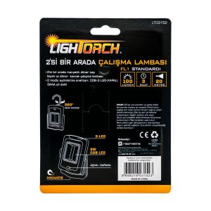 Lightorch LT03152 Pilli 2'si Bir Arada Çalışma Lambası 100 Lümen