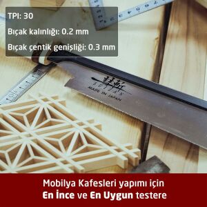 Suizan Dozuki Dovetail Çok İnce Kesim Japon Testeresi 21 cm