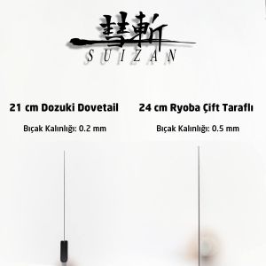 Suizan Dozuki Dovetail Çok İnce Kesim Japon Testeresi 21 cm