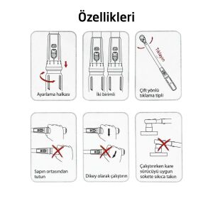 Ceta Form D02F2-2110 Exacto 1/2'' Tork Anahtarı 20-100 Nm