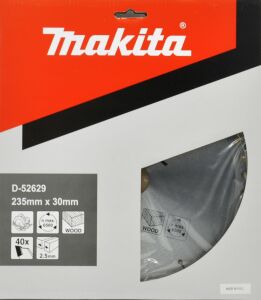 Makita D-52629 Elmas Ahşap Daire Testere 235x2.5x30 mm 40 Diş