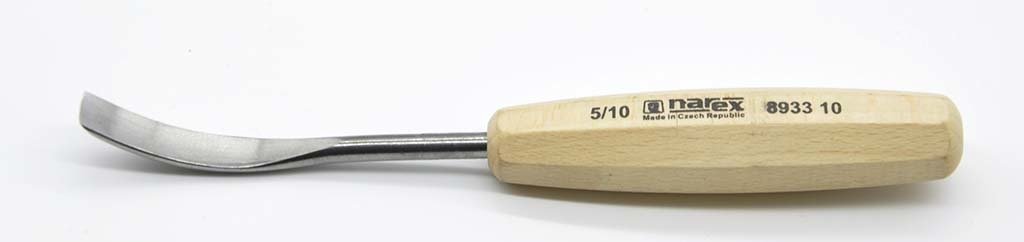 NAREX 893310 Wood Line Standart Bükülmüş Oluklu Ağız Oyma Iskarpelası 10x90 mm