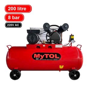 MyTOL MY14310 V-Kafa Hava Kompresörü 3Hp, 200 Litre, 8 Bar