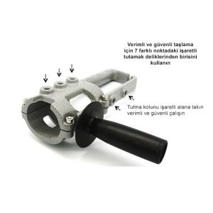 Manpa MP21-9 Grinder Holder Avuş Taş Motoru Tutucu