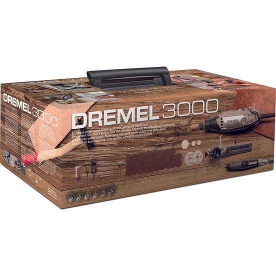 Dremel 3000 -2/45 El Motoru 45 Aksesuarlı + 2 Bağlantı Parçası