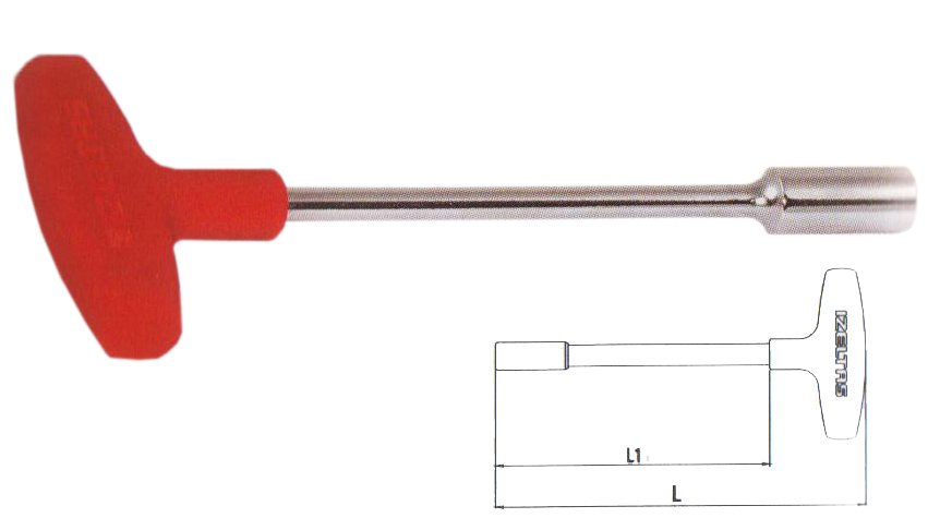 İZELTAŞ T Kol Lokma Uçlu Tornavida 8 mm