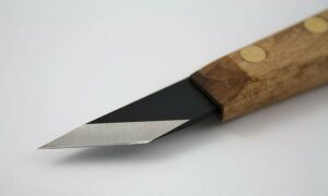 NAREX 822520 Profi Ahşap Yontma Bıçağı Eğri Carving Knife 40x12 mm