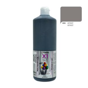 Polisan X1ART Multisurface Hobi Boyası 1000ml - 0094 Antrasit