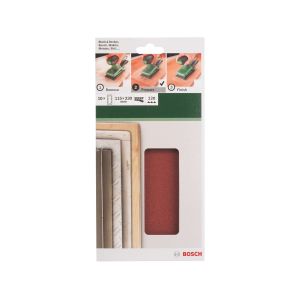 Bosch Titreşimli Zımpara Kağıdı 10'lu Set, 115x230mm 120 Kum