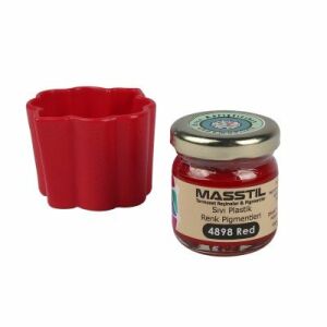 Masstil 4898 Red Sıvı Plastik Renk Pigmenti Kırmızı 20 gr