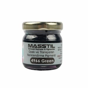 Masstil 4966 Green Opak ve Transparan Renk Pigmenti Yeşil