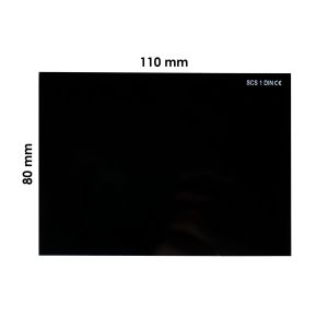 SCS Svar Kaynak Maske Camı Siyah 110x80 No:10 (Athermal Muadili)