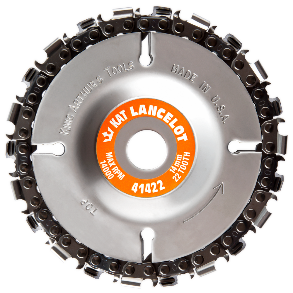 King Arthur's Tools 41422 Lancelot Ahşap İşleme Diski 100 mm 22 Diş