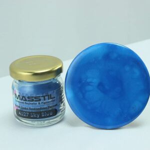 Masstil 4027 Sky Blue Epoksi Metalik Renk Pigmenti 10 gr