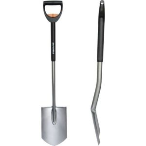 Fiskars 131300 - 1001567 Teleskopik Sivri Uçlu Bahçe Küreği