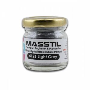 Masstil 4126 Light Grey Metalik Renk Pigmenti 10 gr