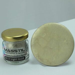 Masstil 4119 Light Gold Metalik Renk Pigmenti 10 gr