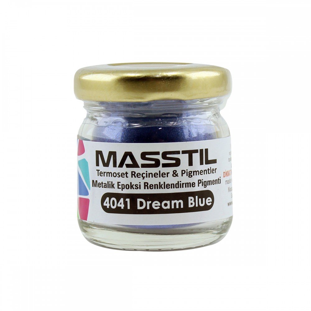 Masstil 4041 Dream Blue Metalik Renk Pigmenti 10 gr