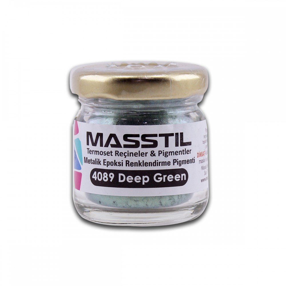 Masstil 4089 Deep Green Metalik Renk Pigmenti 10 gr
