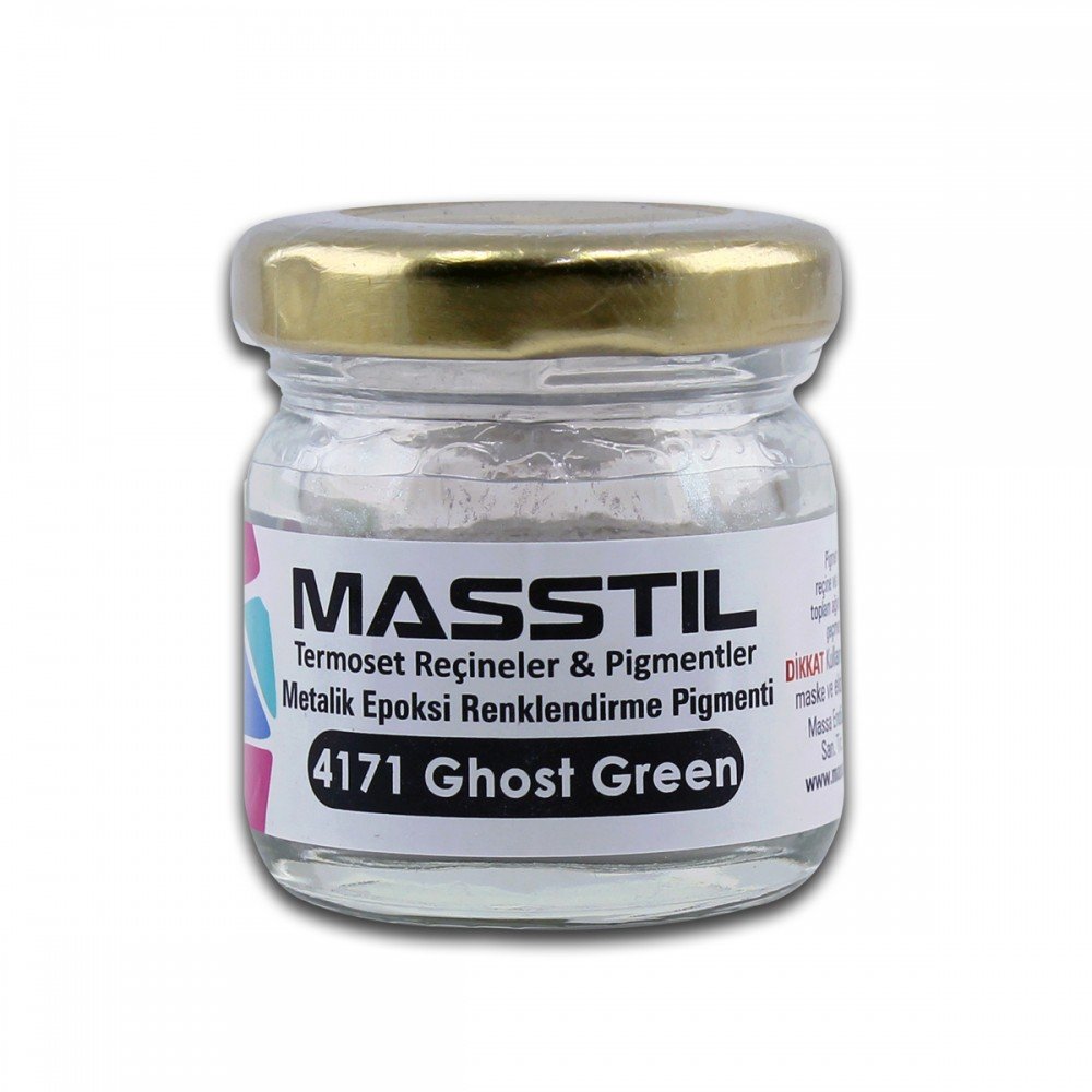 Masstil 4171 Ghost Green Metalik Renk Pigmenti 10 gr