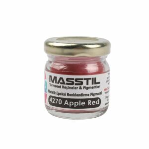 Masstil 4270 Apple Red Metalik Renk Pigmenti 10 gr