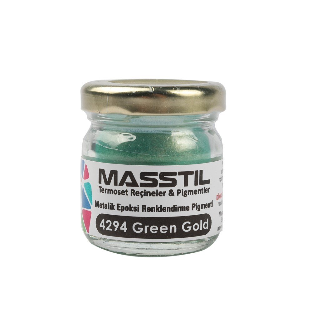 Masstil 4294 Green Gold Metalik Renk Pigmenti 10 gr