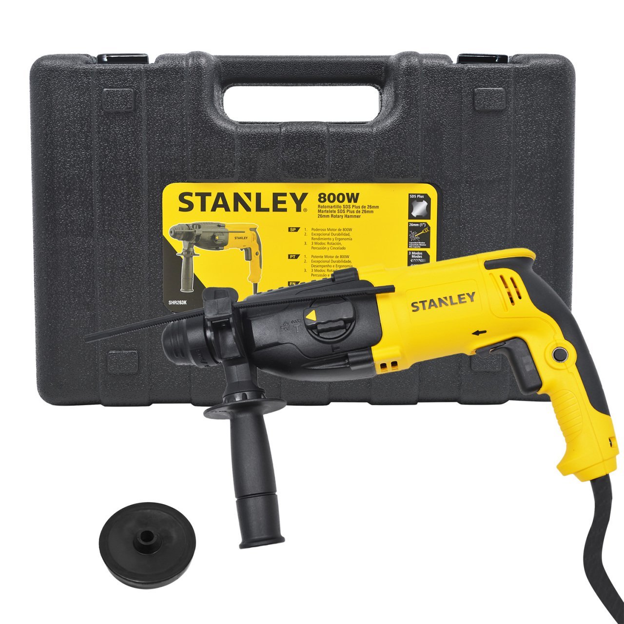 Stanley SHR263K SDS-PLUS Pnömatik Kırıcı Delici Matkap 800 Watt