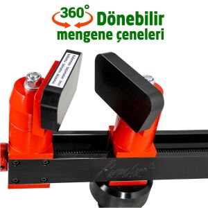 Rundas® Çalgı Yapım Mengenesi 360° Dönebilir Çene 155 mm