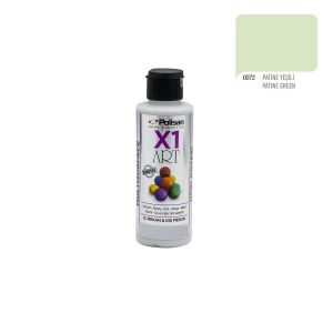 Polisan X1ART Multisurface Hobi Boyası 120ml - 0072 Patine Yeşili