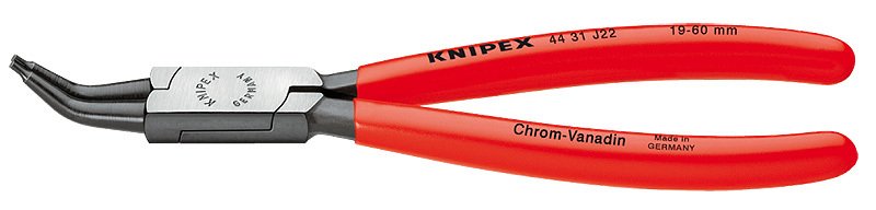 KNIPEX 44 31 J32 İç Segman Pensi (45° Eğri) 225 mm