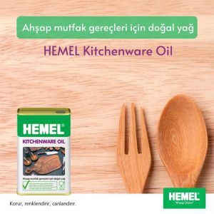 Hemel 18816 Kitchenware Oil 175ml Ahşap Mutfak Gereç.Yağı Şeffaf